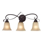 3 Light Vanity Light Bronze