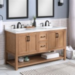 60 Inch Double Sink Vanity With Quartz Top