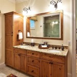 Bathroom Vanity And Matching Linen Cabinet