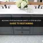 How To Restain A Bathroom Vanity