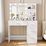 Small Vanity Desk With Mirror