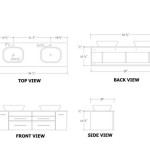 Standard Size Double Sink Vanity